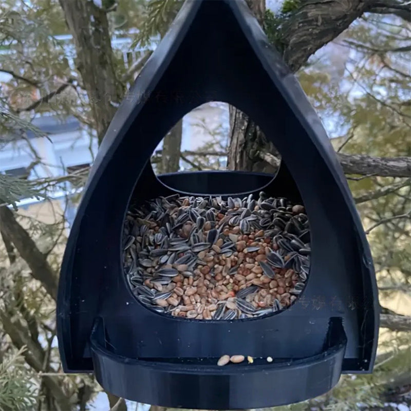 📢📢50% RABATT!! ⏰Hängande fågelmatare för trädgården med tak🐦