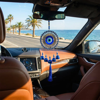 🔮50% RABATT! ✨ Nazar Amulet Vindklocka – Autentiskt skydd, lugnande klockor och andlig symbolik för hemmet eller presenten 🌬️