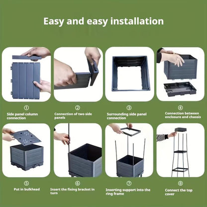 ⏳Tidsbegränsat erbjudande⏰Upphöjda krukor med spaljé💐