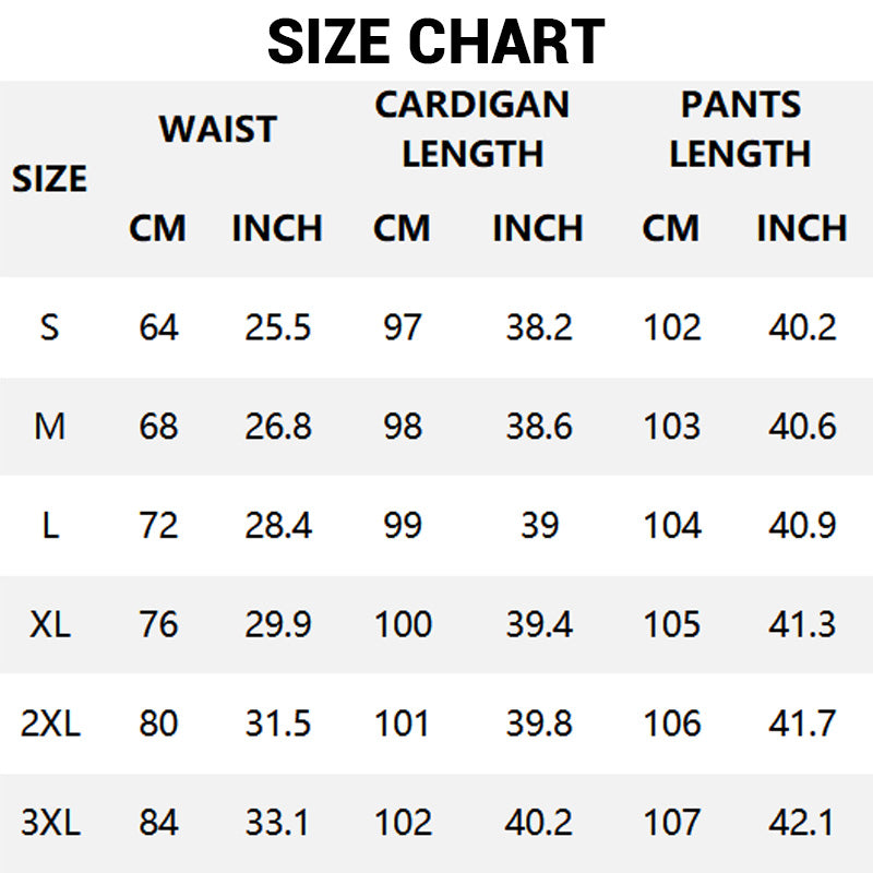💎 Avslappnat 3-delat stickat set – Beskuren topp, lång kofta och åtsittande byxor | Mjukt, stretchigt och trendigt 🧶