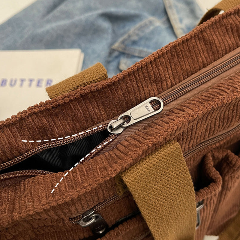 🤎 Elegant axelväska i vintagestil – enfärgad, praktisk och snygg för vardagsbruk