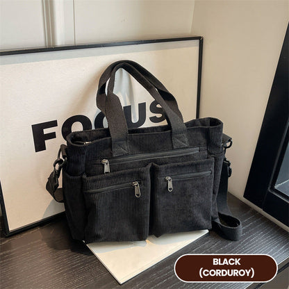 🤎 Elegant axelväska i vintagestil – enfärgad, praktisk och snygg för vardagsbruk