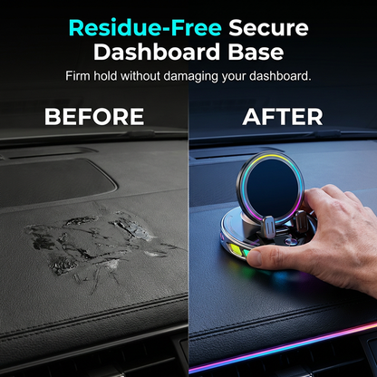 🎉 2026 Sale — Over 50,000 Sold! 🚗 RGB Electric Car Phone Mount with Wireless Charging – Auto-Clamping & 15W Fast Charge ⚡