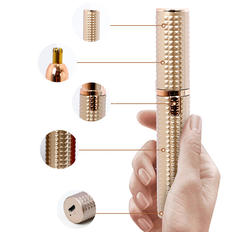🔄🧔‍♀️🧔‍♂️ 50% OFF FOR A LIMITED TIME! 3-in-1 electric eyebrow trimmer - interchangeable heads for eyebrow, face and detail trimming - ideal for both men and women, so you are always well-groomed, wherever you are and whenever you want 🌍💈