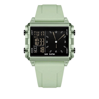 ⏳Time-Limited Special⏰Waterproof Transparent Digital Watch – 50M Rating, Luminous Display, Hybrid Time ✨