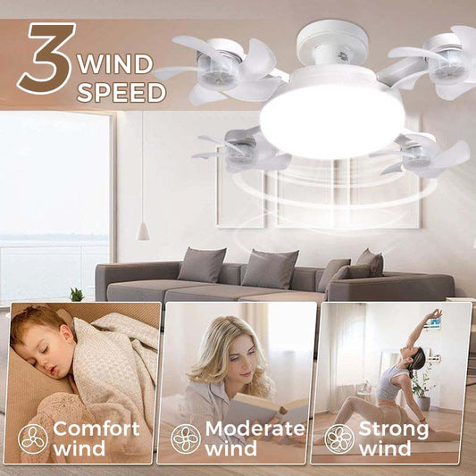 🌀 50% off💥Ceiling fan with LED light and remote control