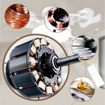 🌀 50% off💥Ceiling fan with LED light and remote control