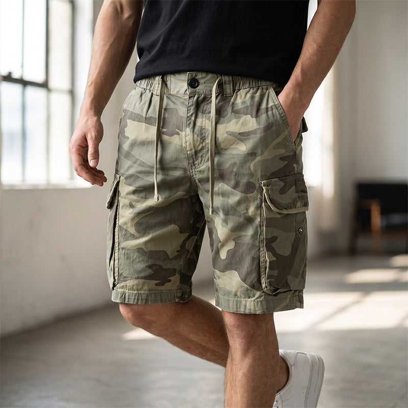 🩳Men's Casual Relaxed Fit Cargo Shorts Multi-Pockets Breathable Rugged🌲