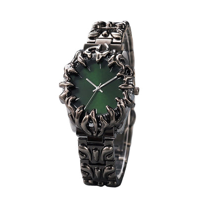 ⌚ LIMITED-TIME 50% OFF! ✨ Creative Claw-Shaped Quartz Watch for Men – Red Dial, Sculptural Bracelet, Statement Style 🔥