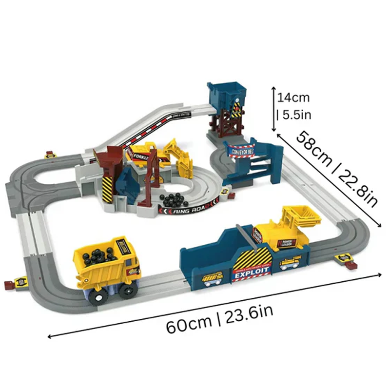 🚂 LIMITED-TIME 50% OFF! ✨ Interactive Electric Quarry Adventure Train & Track Set – Motorized Engine, Modular Tracks, Action Stations 🏗️