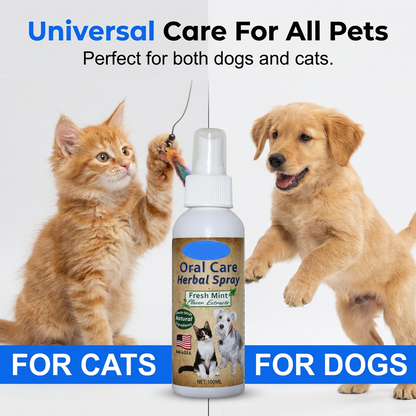 🎉 2026 Sale — Over 52,000 Sold! 🐶 No-Brush Pet Dental Spray – Instant Fresh Breath & Plaque Control 🐱