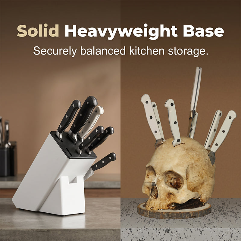 🎉 2026 Sale — Over 71,000 Sold!💞 Funny Skull Knife Holder for Kitchen Storage – Spooky & Functional 💀