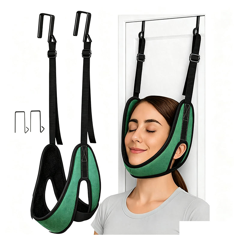 🧘 LIMITED‑TIME 50% OFF! 💆 Over Door Cervical Traction Device for Neck Pain Relief – Easy Setup, Gentle Relief, Home‑Friendly ✨