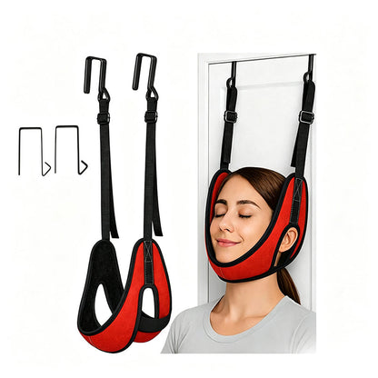 🧘 LIMITED‑TIME 50% OFF! 💆 Over Door Cervical Traction Device for Neck Pain Relief – Easy Setup, Gentle Relief, Home‑Friendly ✨