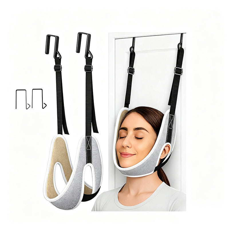 🧘 LIMITED‑TIME 50% OFF! 💆 Over Door Cervical Traction Device for Neck Pain Relief – Easy Setup, Gentle Relief, Home‑Friendly ✨