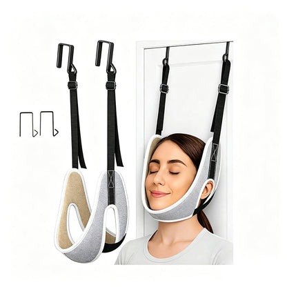 🧘 LIMITED‑TIME 50% OFF! 💆 Over Door Cervical Traction Device for Neck Pain Relief – Easy Setup, Gentle Relief, Home‑Friendly ✨