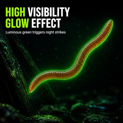 🎣 LIMITED-TIME 50% OFF! ✨ Simulation Earthworm Soft Fishing Lures – Scented, Lifelike, Durable 🌊