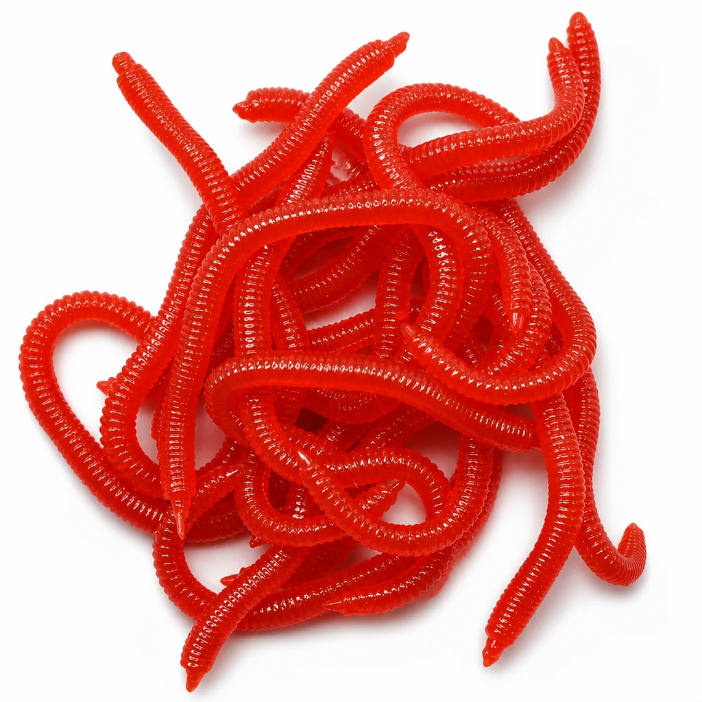 🎣 LIMITED-TIME 50% OFF! ✨ Simulation Earthworm Soft Fishing Lures – Scented, Lifelike, Durable 🌊