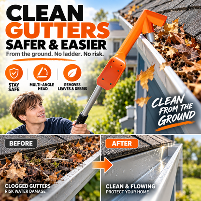 ✨🌧️ Adjustable Gutter Cleaning Tool