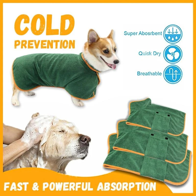 🐶Superabsorberande badrock för husdjur